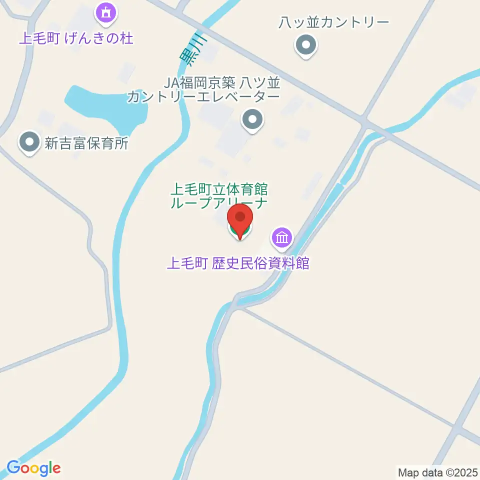 上毛町立体育館ループアリーナ周辺のホテル一覧地図
