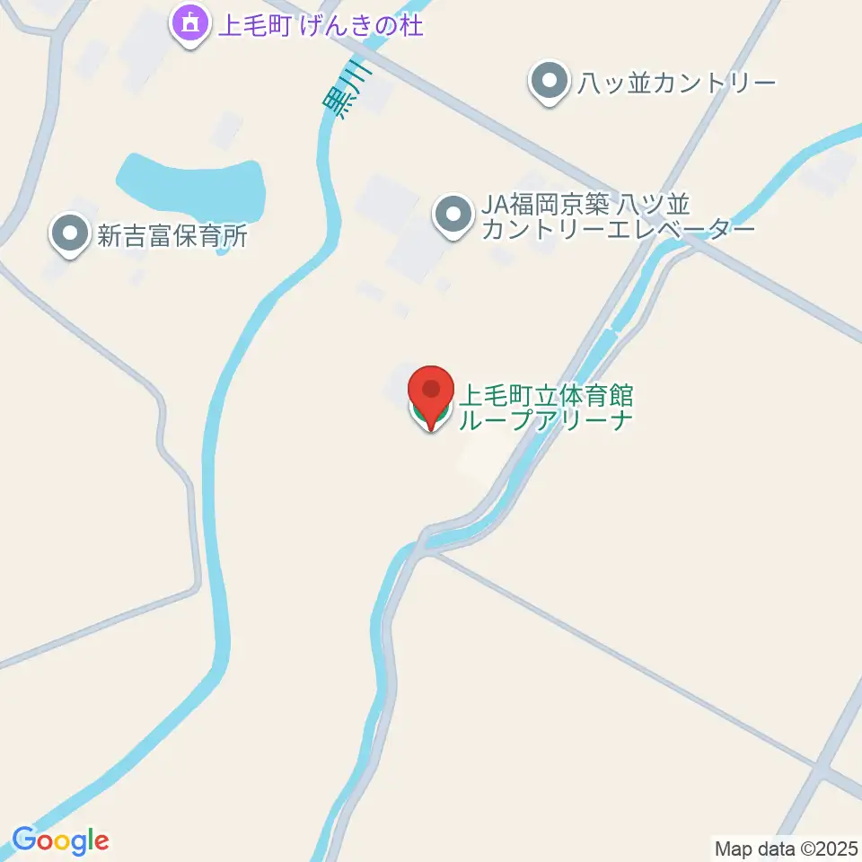 上毛町立体育館ループアリーナ周辺のホテル一覧地図