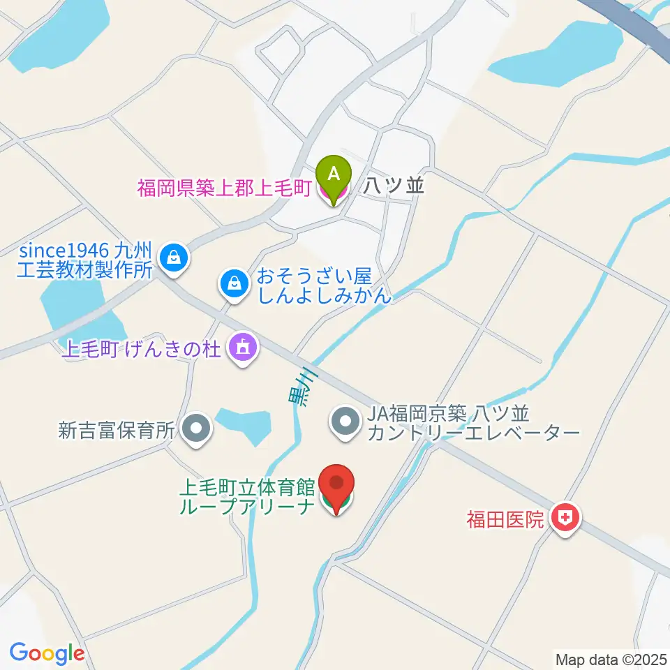 上毛町立体育館ループアリーナ周辺のホテル一覧地図