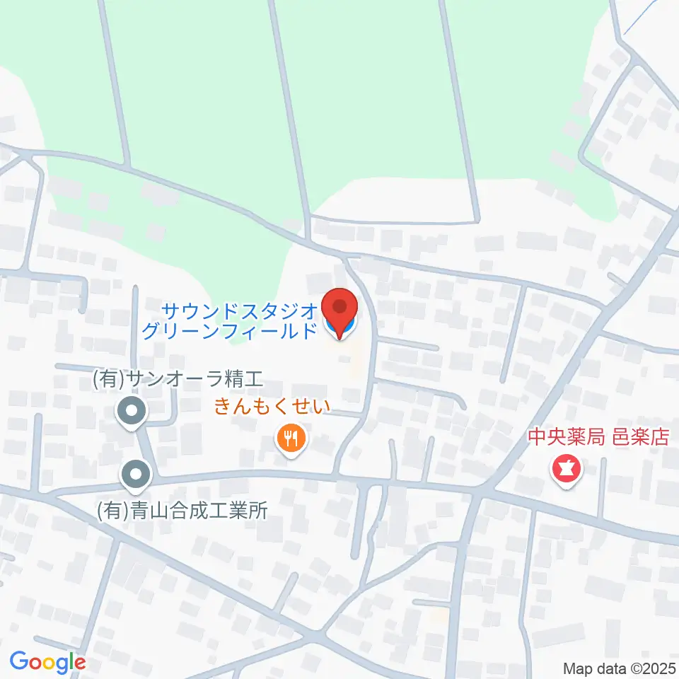 サウンドスタジオグリーンフィールド周辺のホテル一覧地図