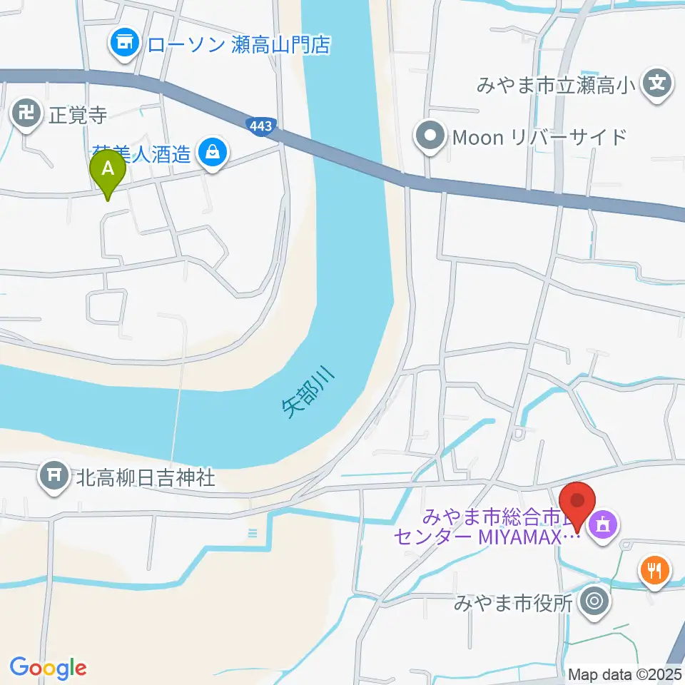 みやま市総合市民センターMIYAMAX周辺のホテル一覧地図