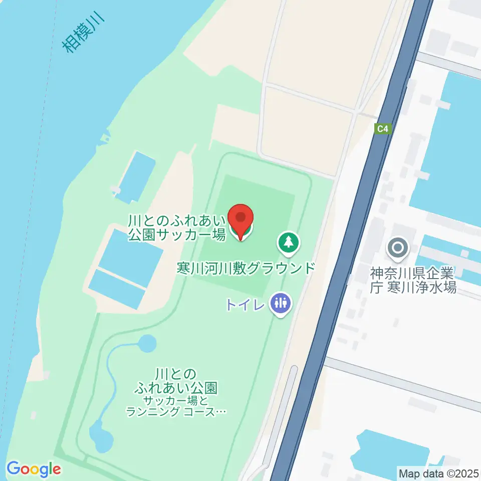 川とのふれあい公園サッカー場周辺のホテル一覧地図