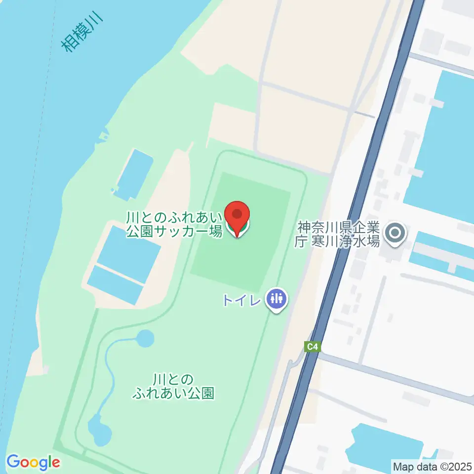 川とのふれあい公園サッカー場周辺のホテル一覧地図