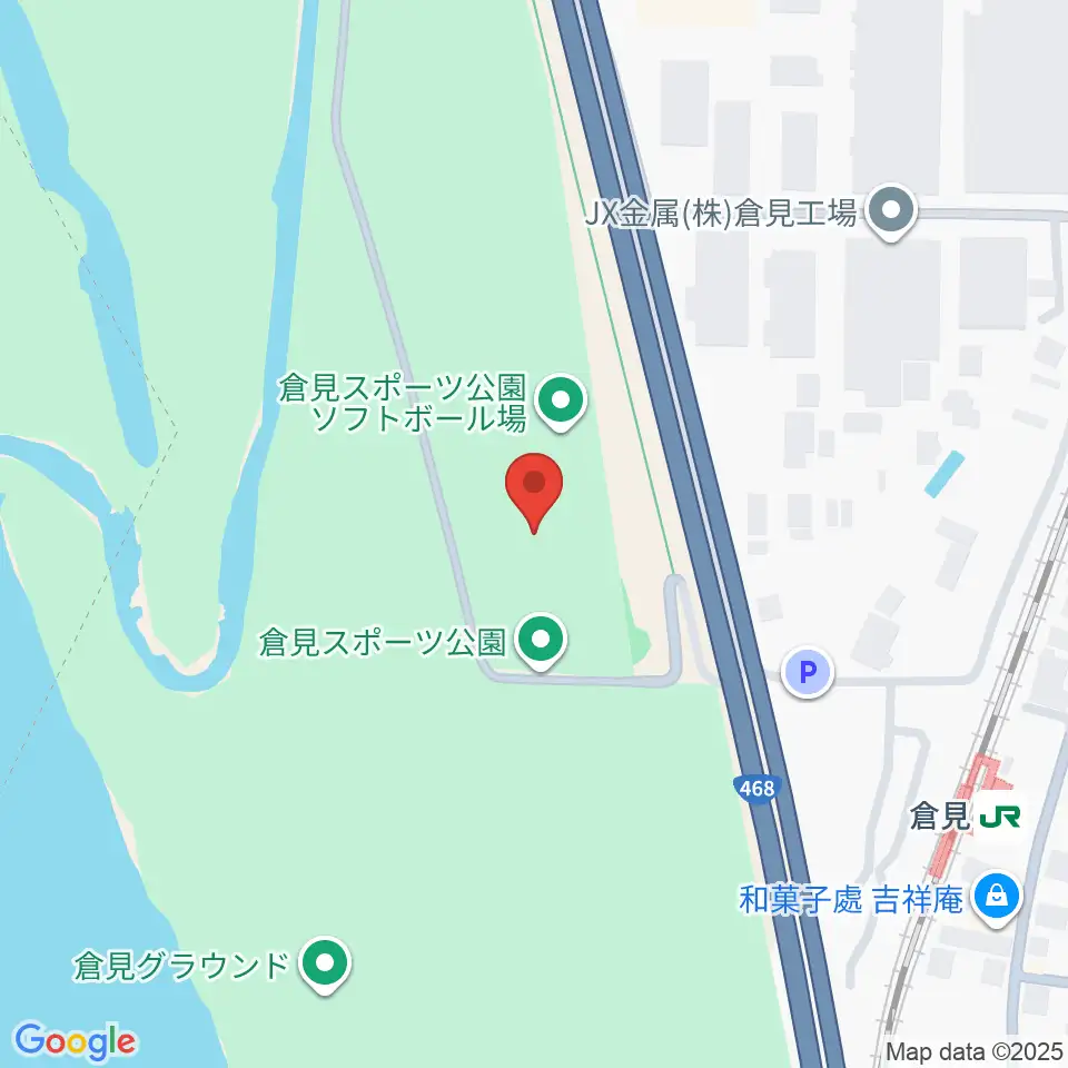 倉見スポーツ公園野球場周辺のホテル一覧地図