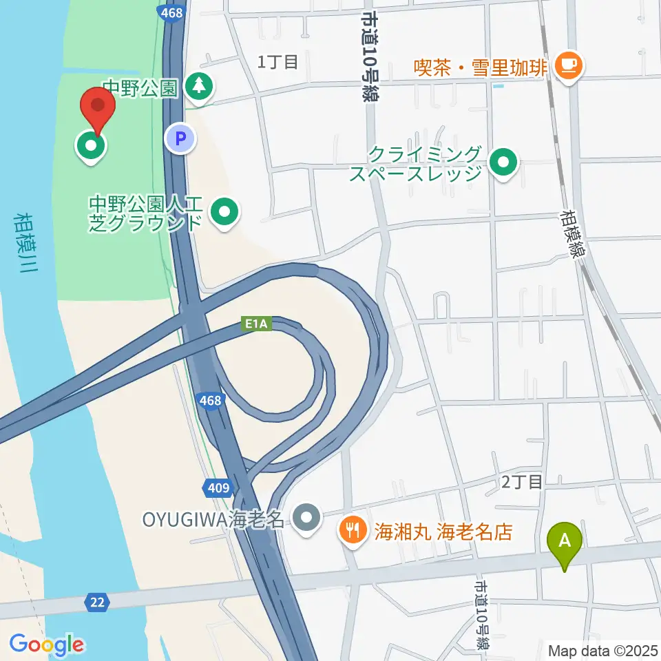 中野多目的広場周辺のホテル一覧地図