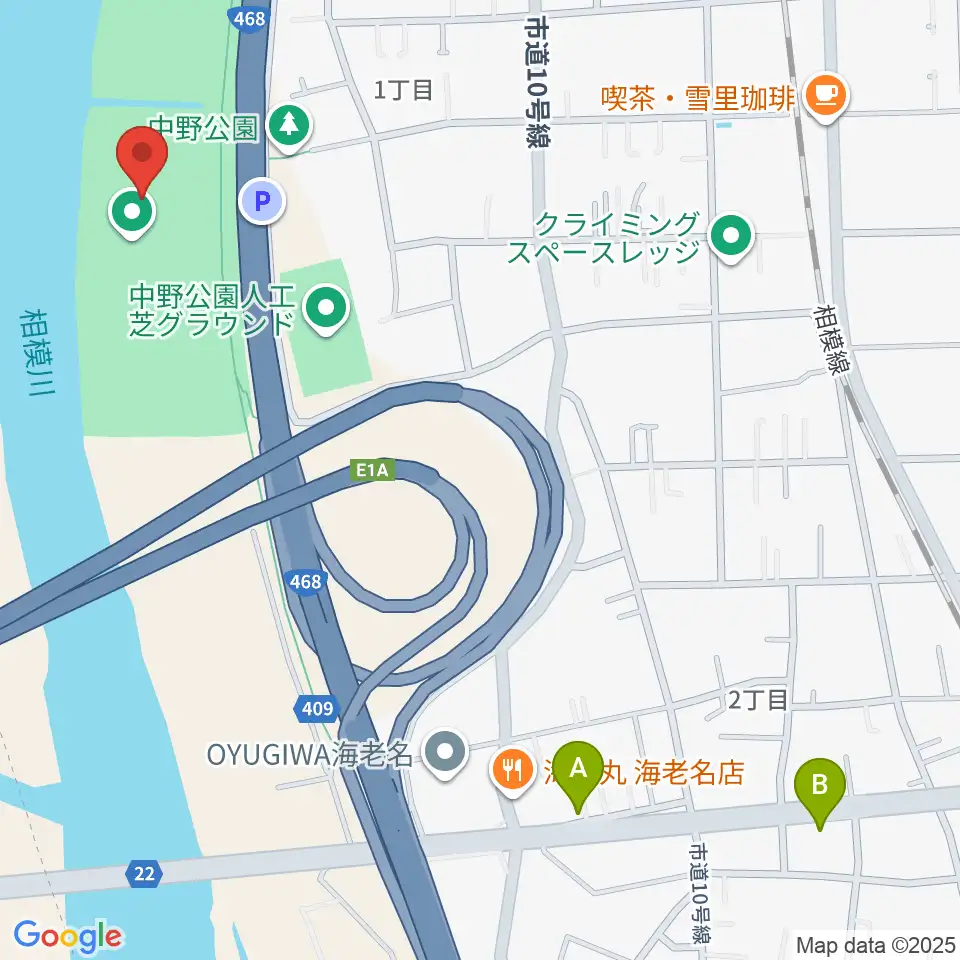 中野多目的広場周辺のホテル一覧地図