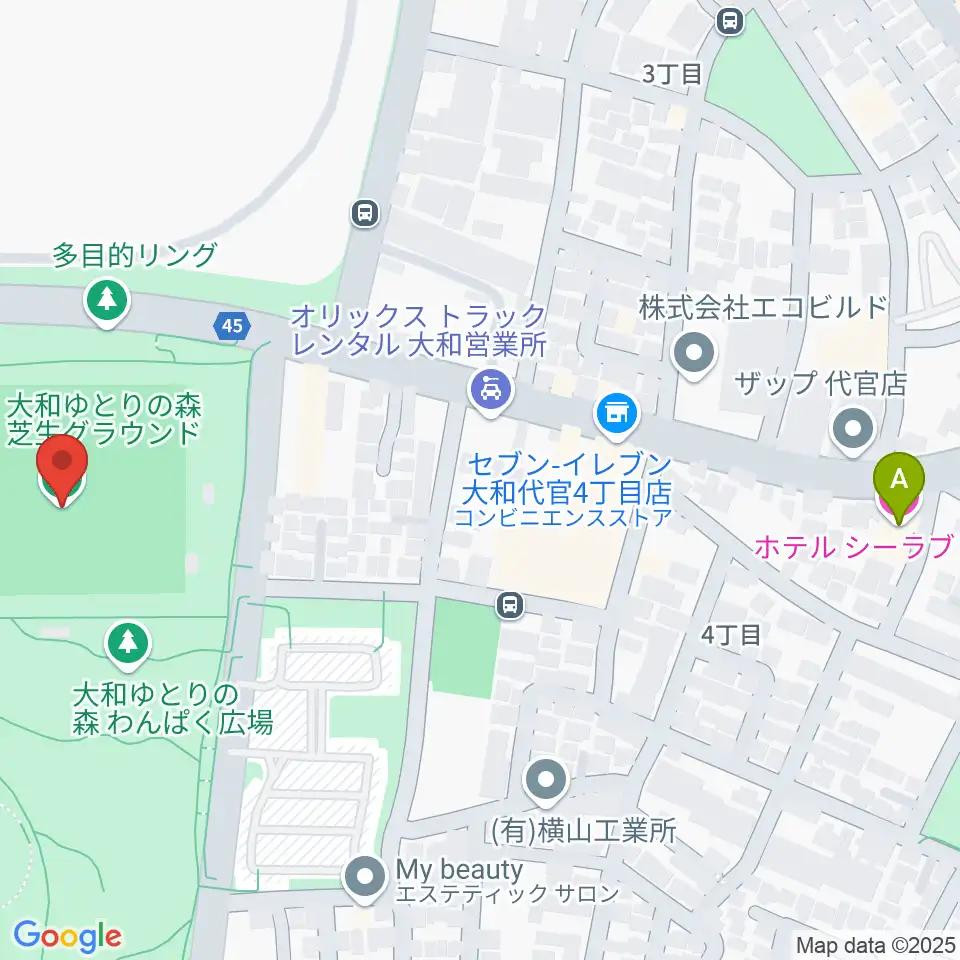 F・マリノス 成城石井パーク芝生グラウンド周辺のホテル一覧地図