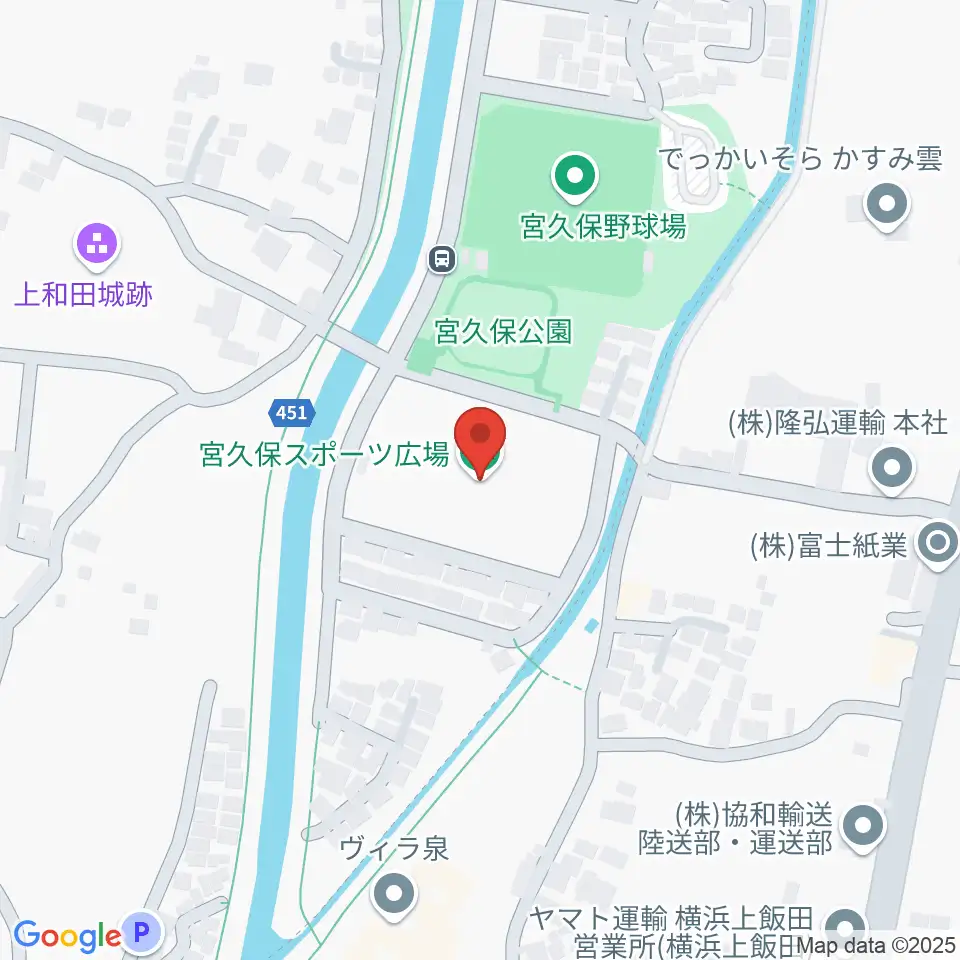 宮久保スポーツ広場周辺のホテル一覧地図