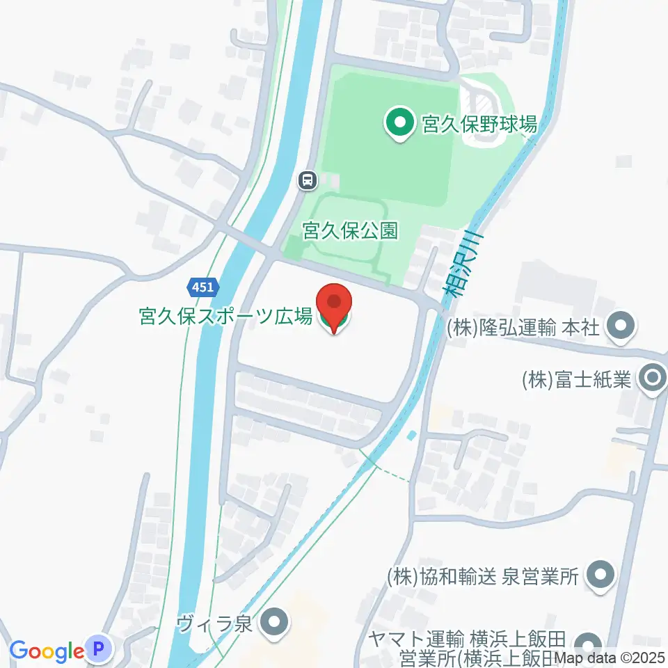 宮久保スポーツ広場周辺のホテル一覧地図