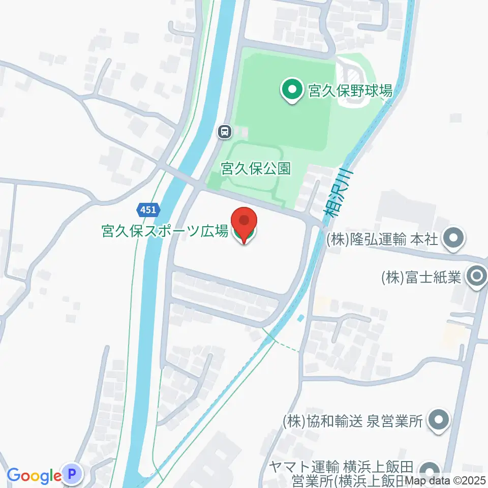 宮久保スポーツ広場周辺のホテル一覧地図