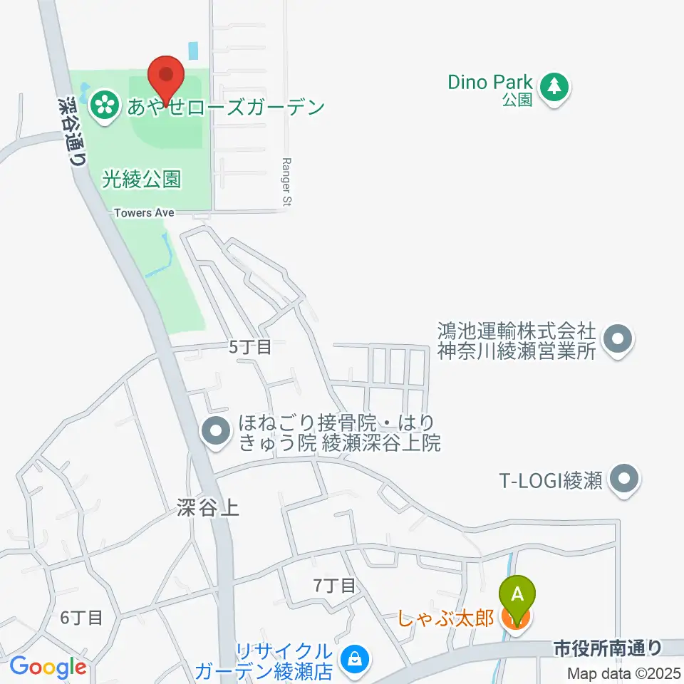 あやせノーブルスタジアム周辺のホテル一覧地図