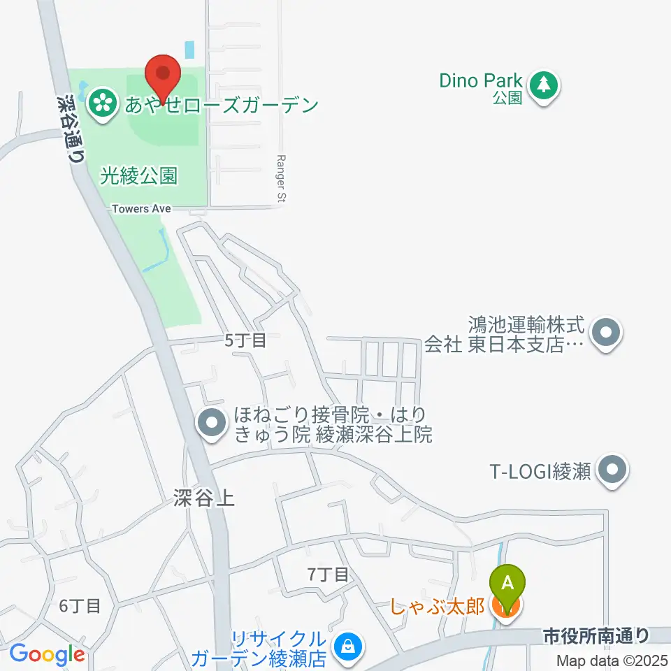 あやせノーブルスタジアム周辺のホテル一覧地図