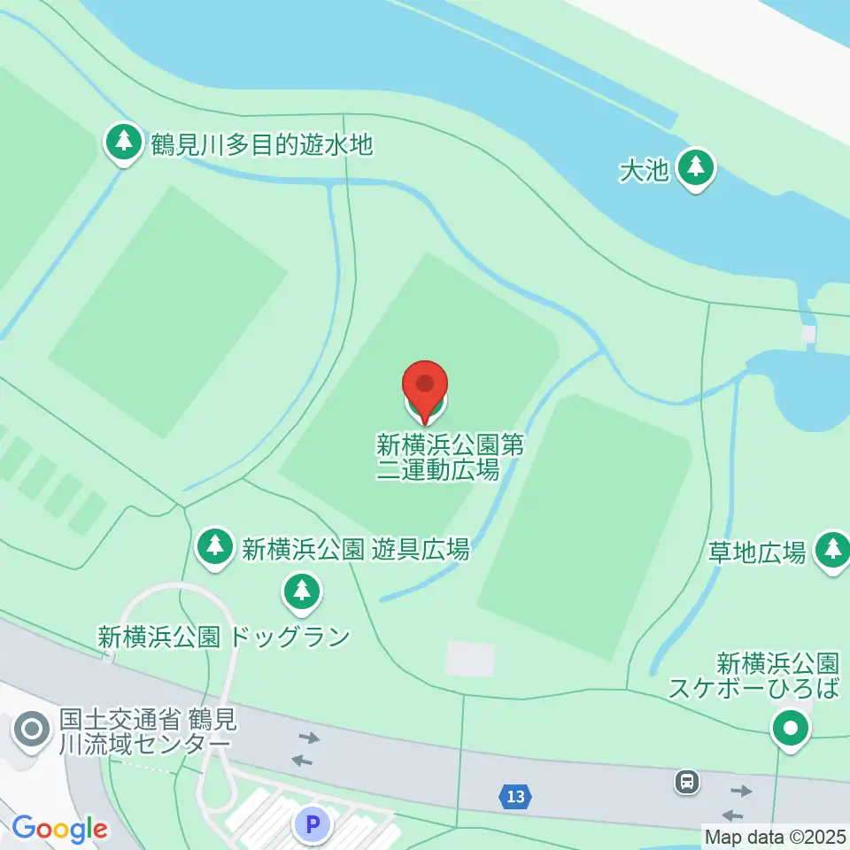 新横浜公園第2運動広場周辺のホテル一覧地図