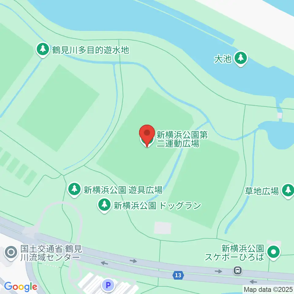 新横浜公園第2運動広場周辺のホテル一覧地図