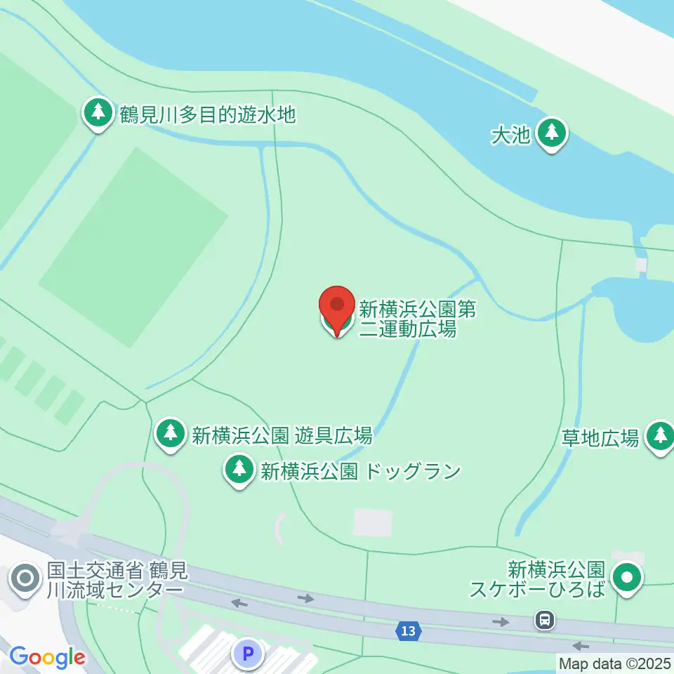 新横浜公園第2運動広場周辺のホテル一覧地図