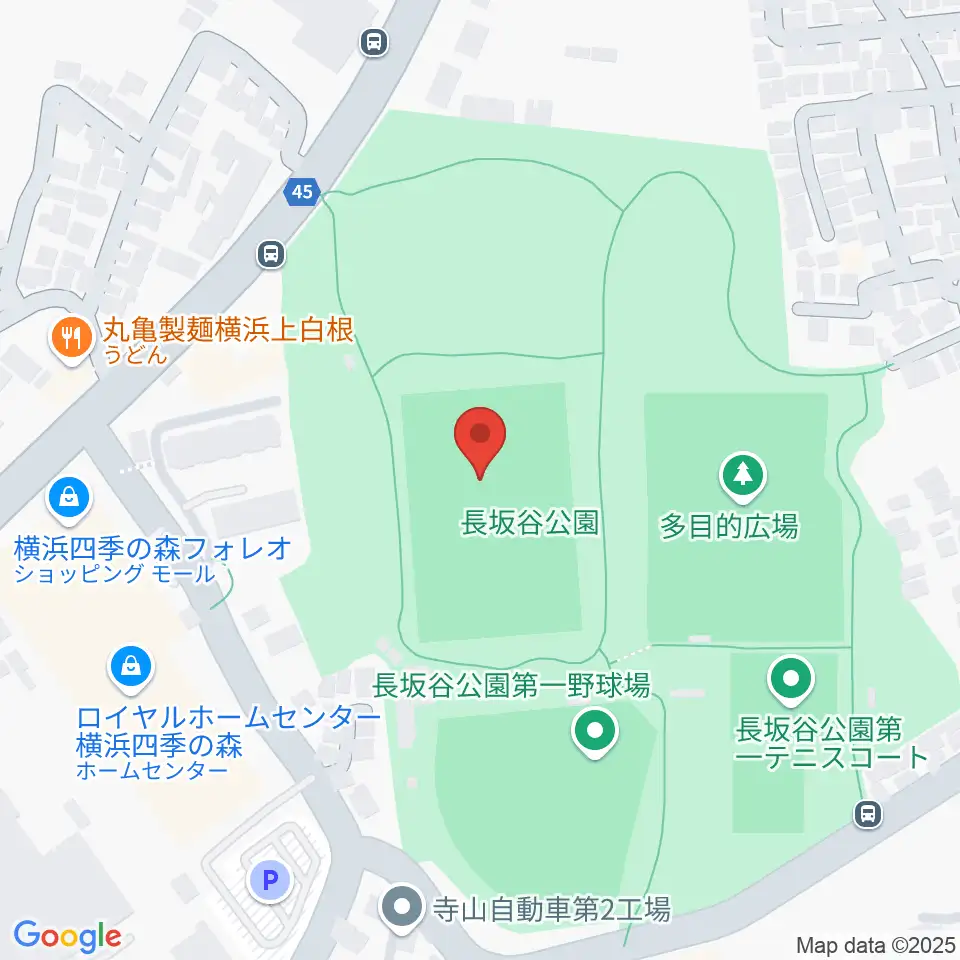長坂谷公園運動広場 周辺のホテル一覧地図