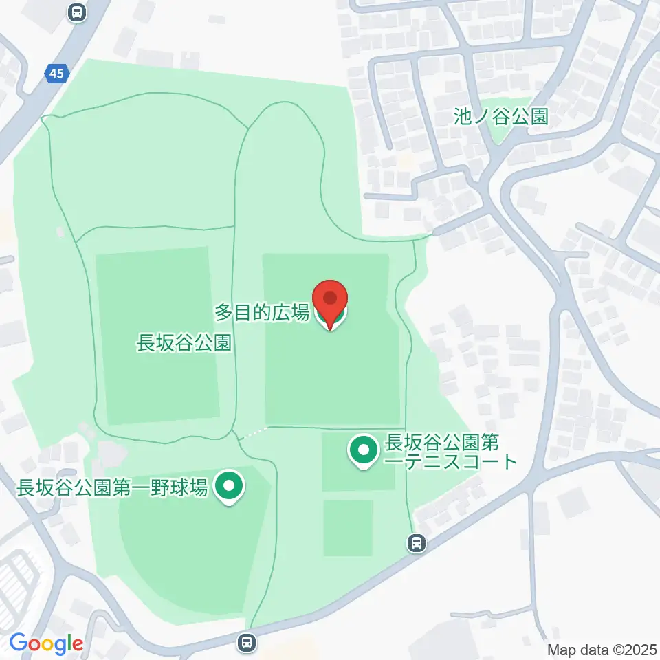 長坂谷公園多目的広場 周辺のホテル一覧地図