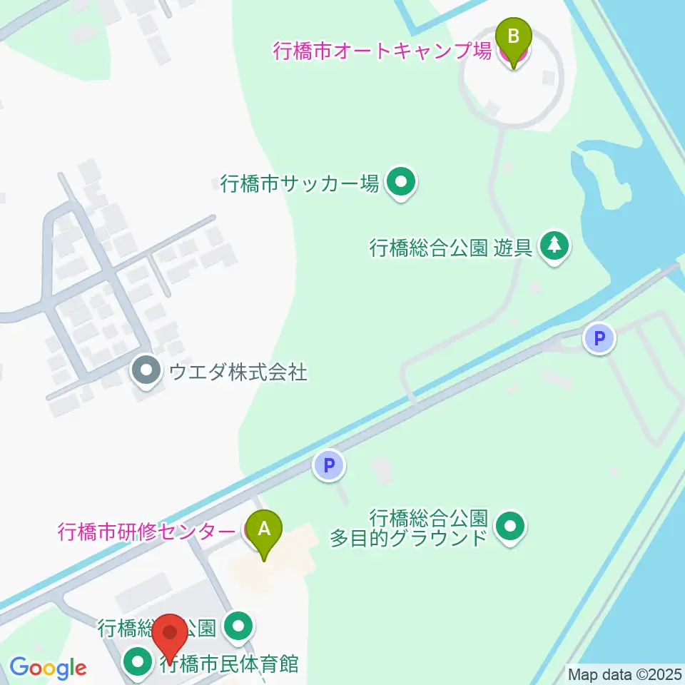 行橋市民体育館周辺のホテル一覧地図