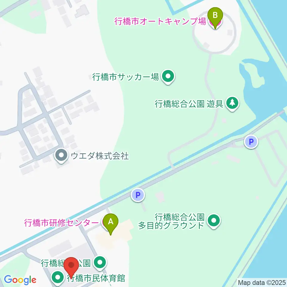 行橋市民体育館周辺のホテル一覧地図