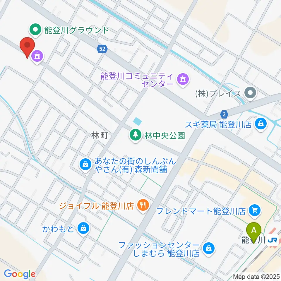 東近江市能登川アリーナ周辺のホテル一覧地図