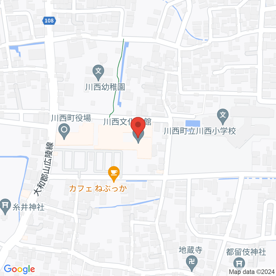 川西文化会館周辺のホテル一覧地図