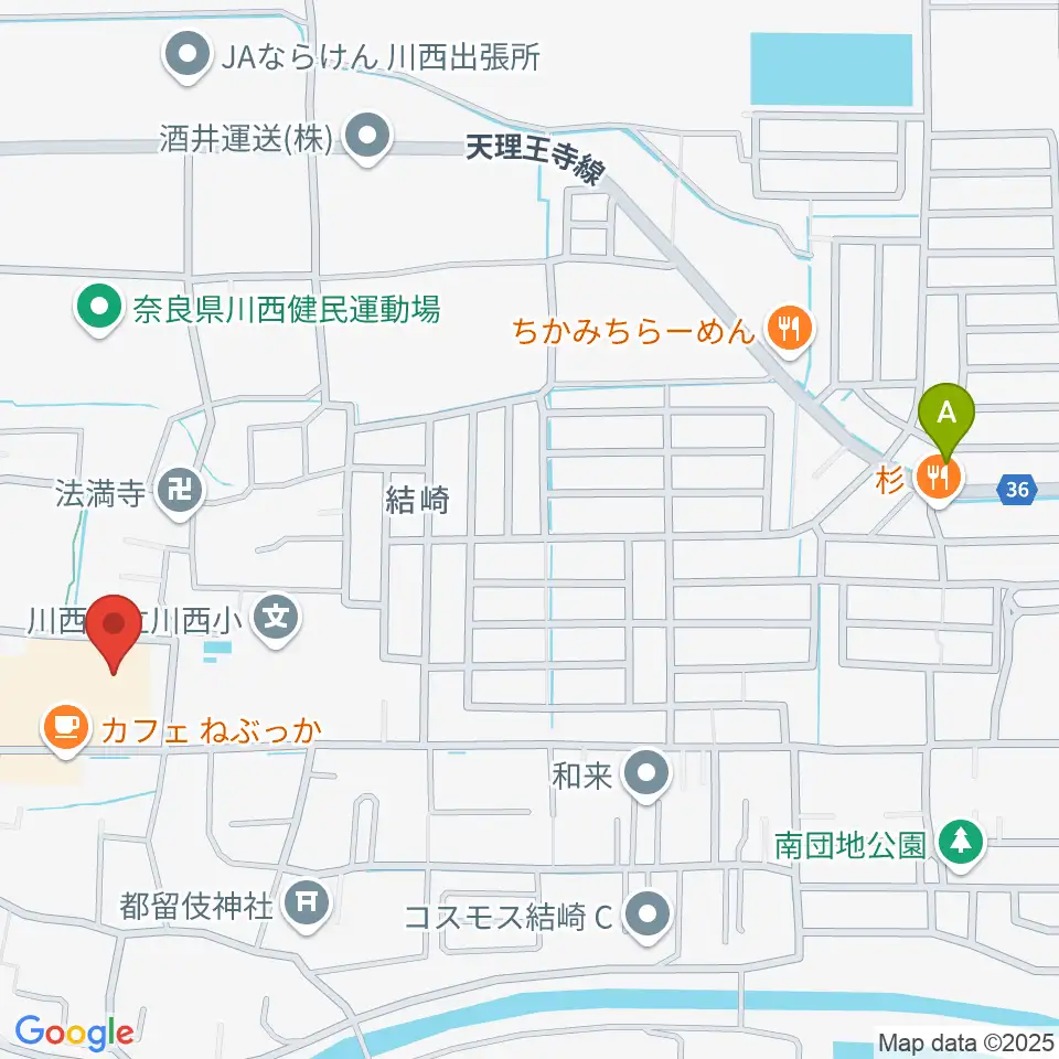 川西文化会館周辺のホテル一覧地図