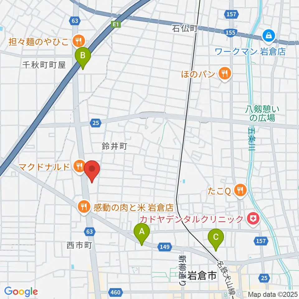 アデリア総合体育文化センター周辺のホテル一覧地図