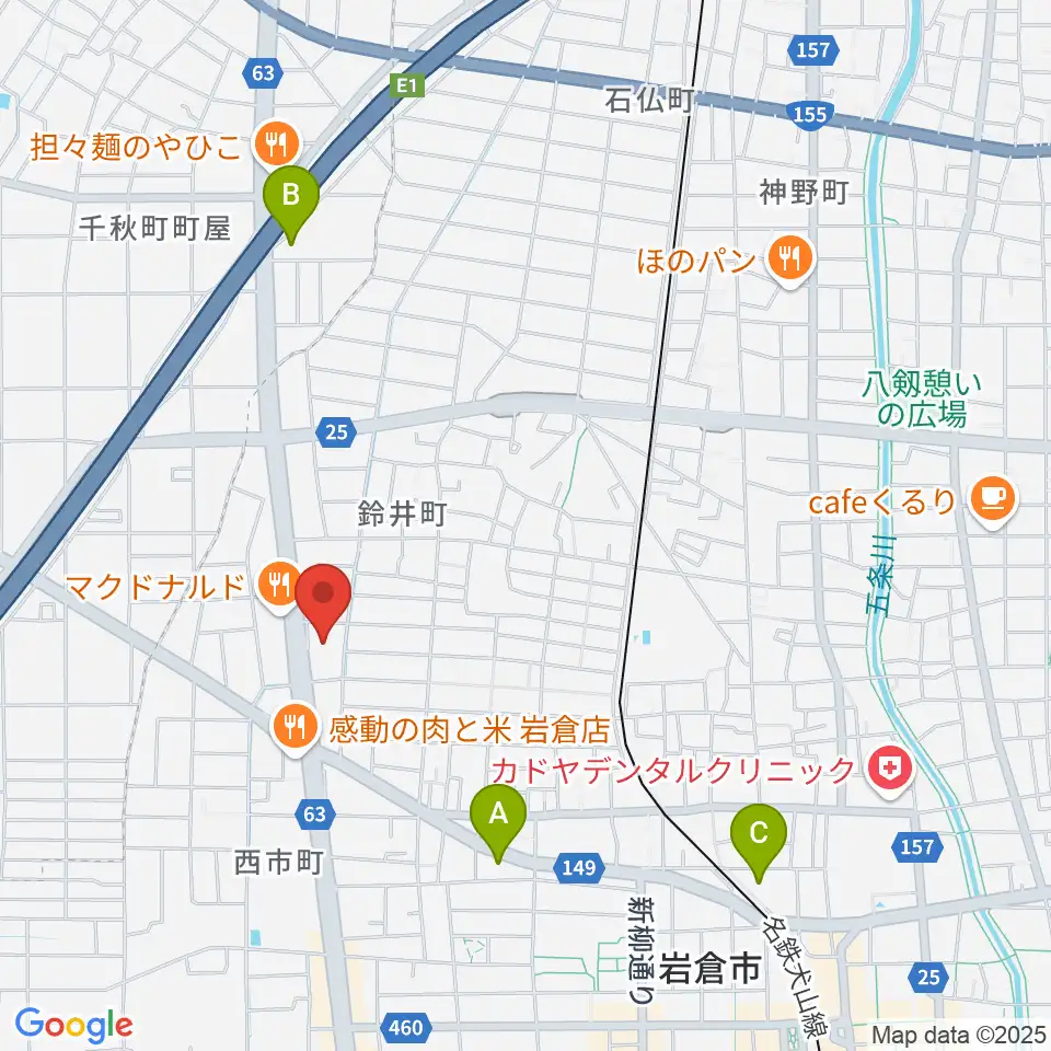 アデリア総合体育文化センター周辺のホテル一覧地図