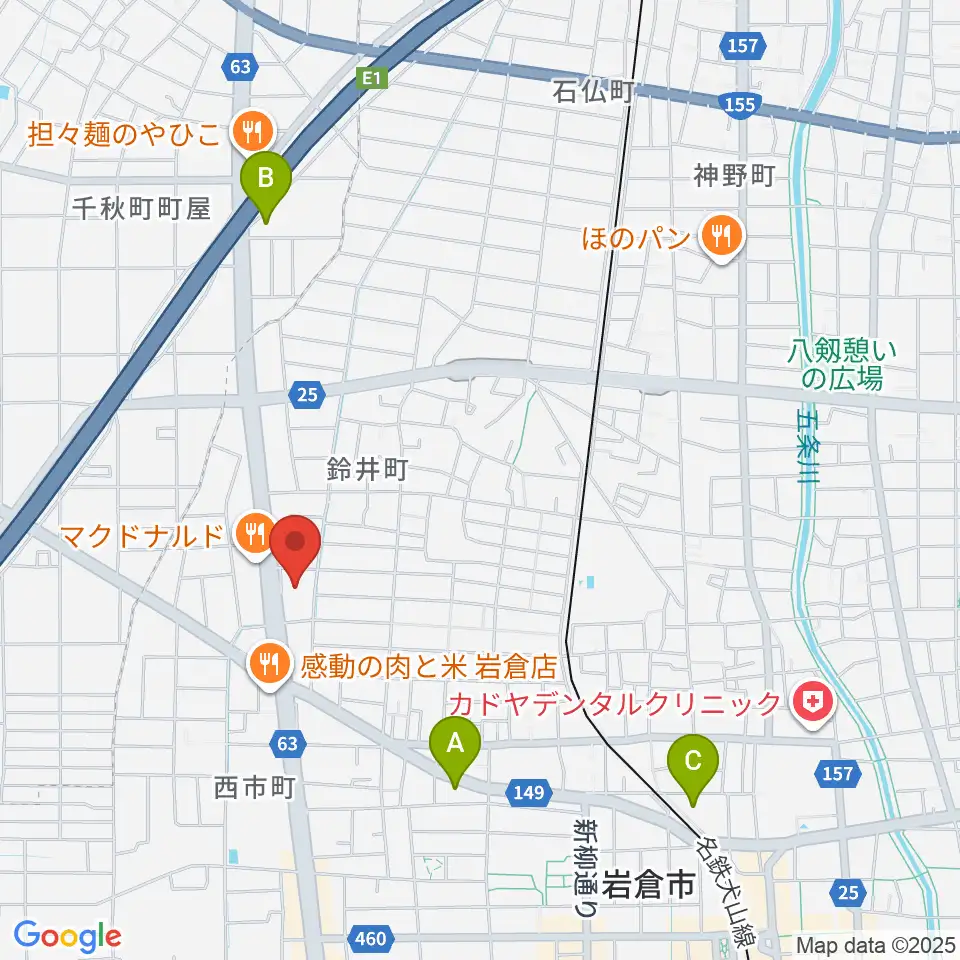 アデリア総合体育文化センター周辺のホテル一覧地図
