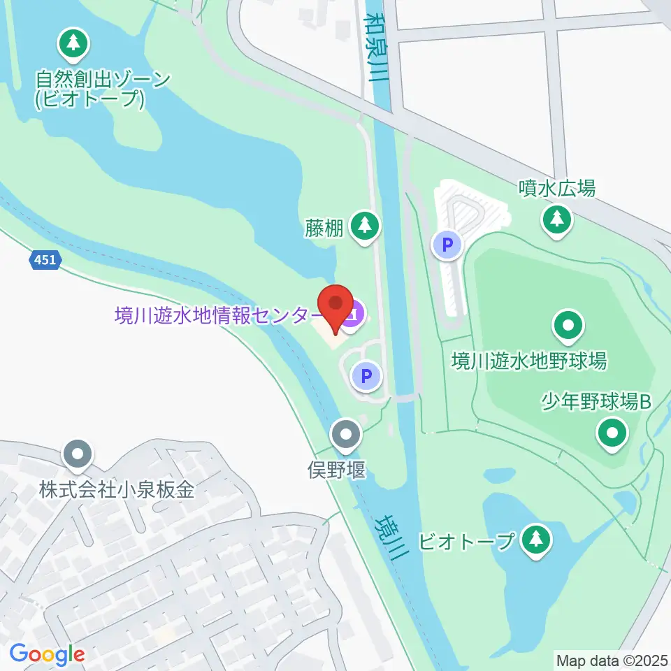 境川遊水地公園野球場周辺のホテル一覧地図