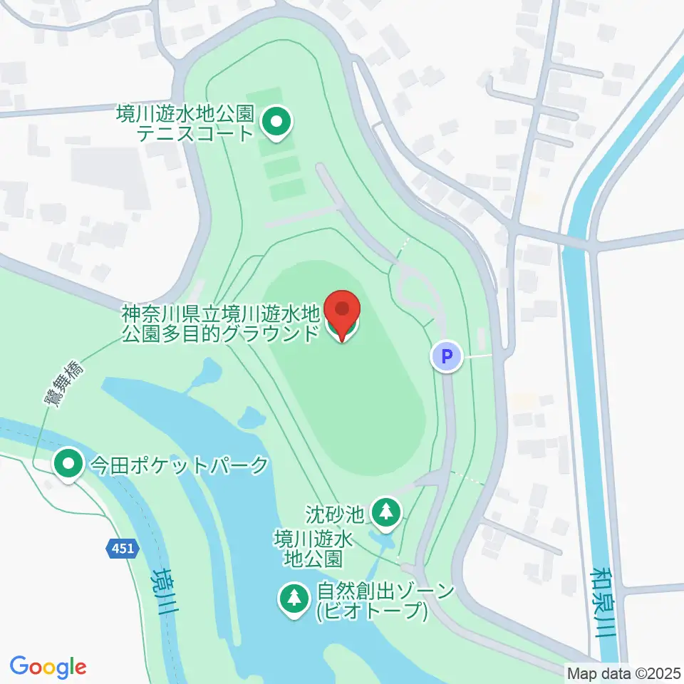 境川遊水地公園多目的グラウンド周辺のホテル一覧地図