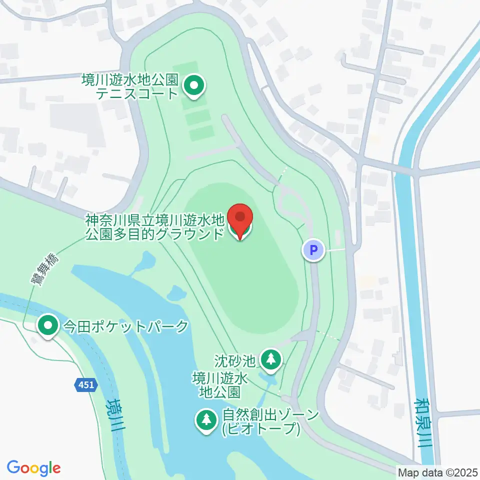 境川遊水地公園多目的グラウンド周辺のホテル一覧地図
