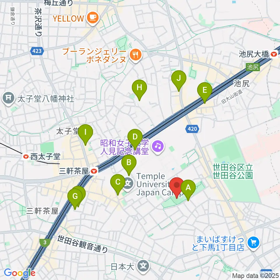 こどものひろば公園 少年野球場周辺のホテル一覧地図