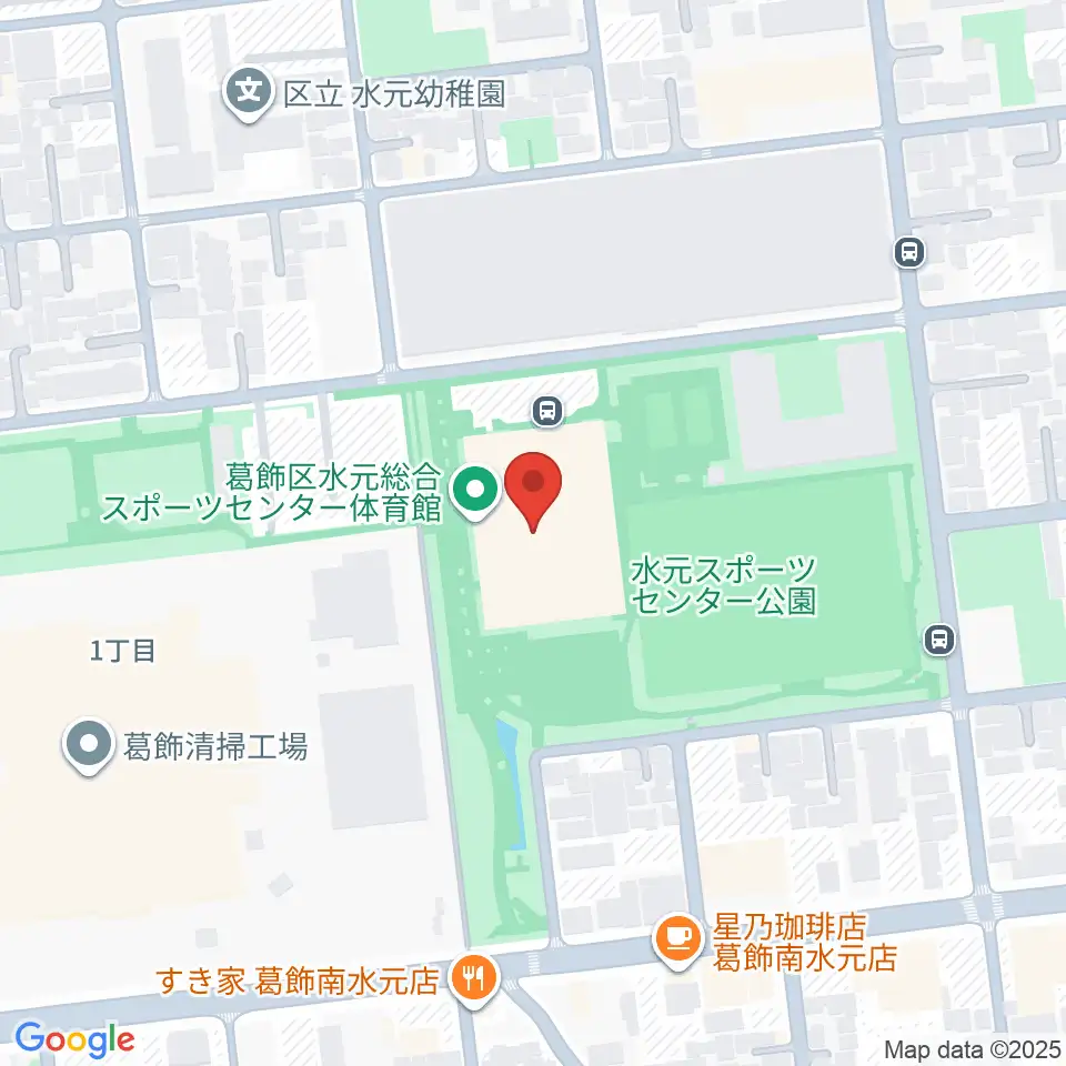 水元総合スポーツセンター周辺のホテル一覧地図