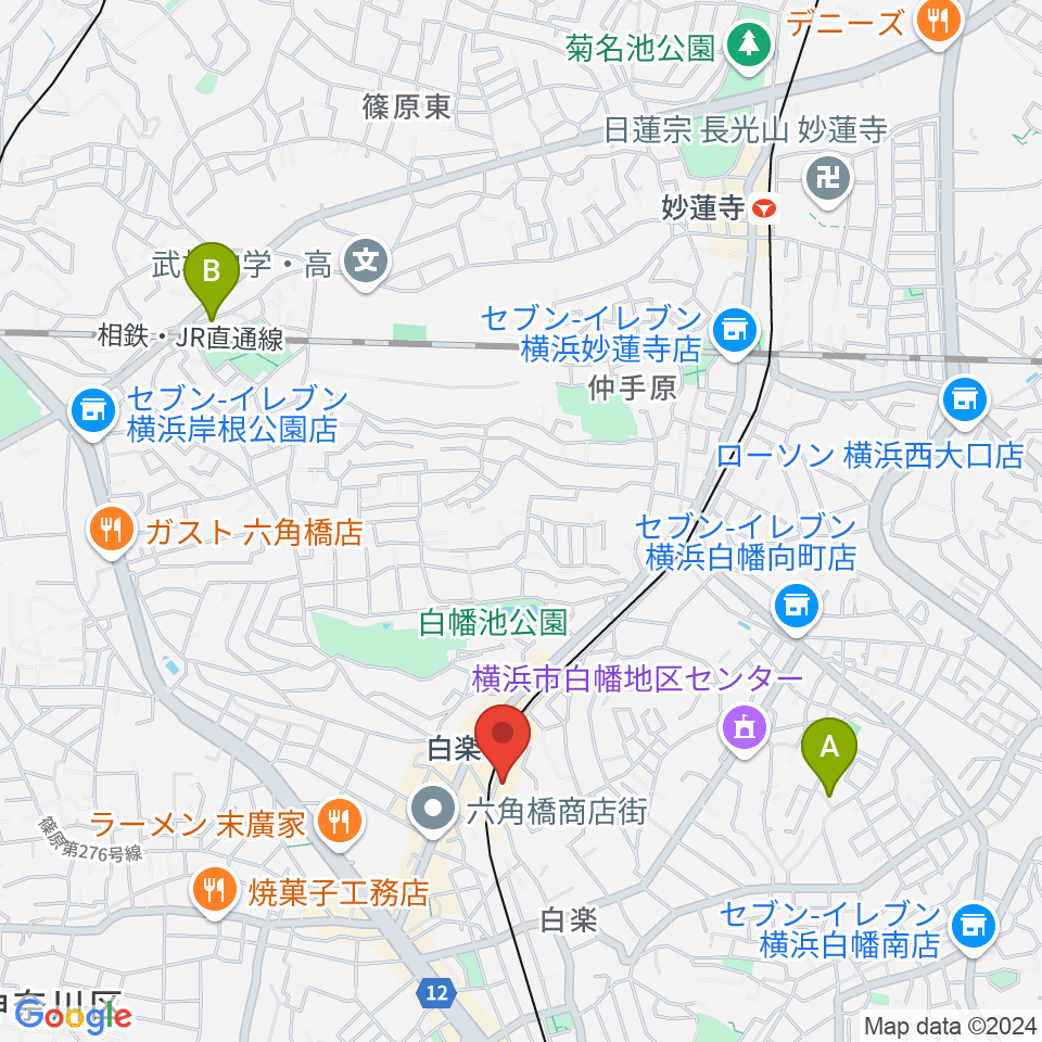 ケイアイサウンドスタジオ周辺のホテル一覧地図