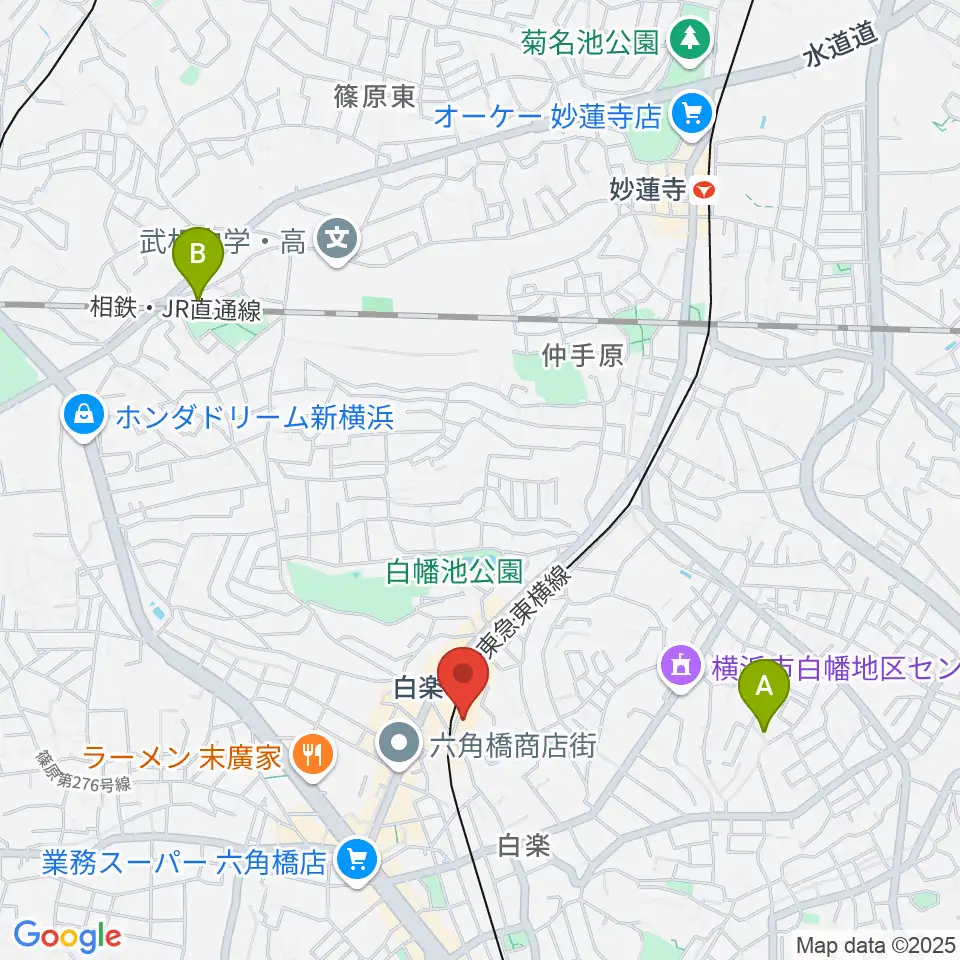 ケイアイサウンドスタジオ周辺のホテル一覧地図