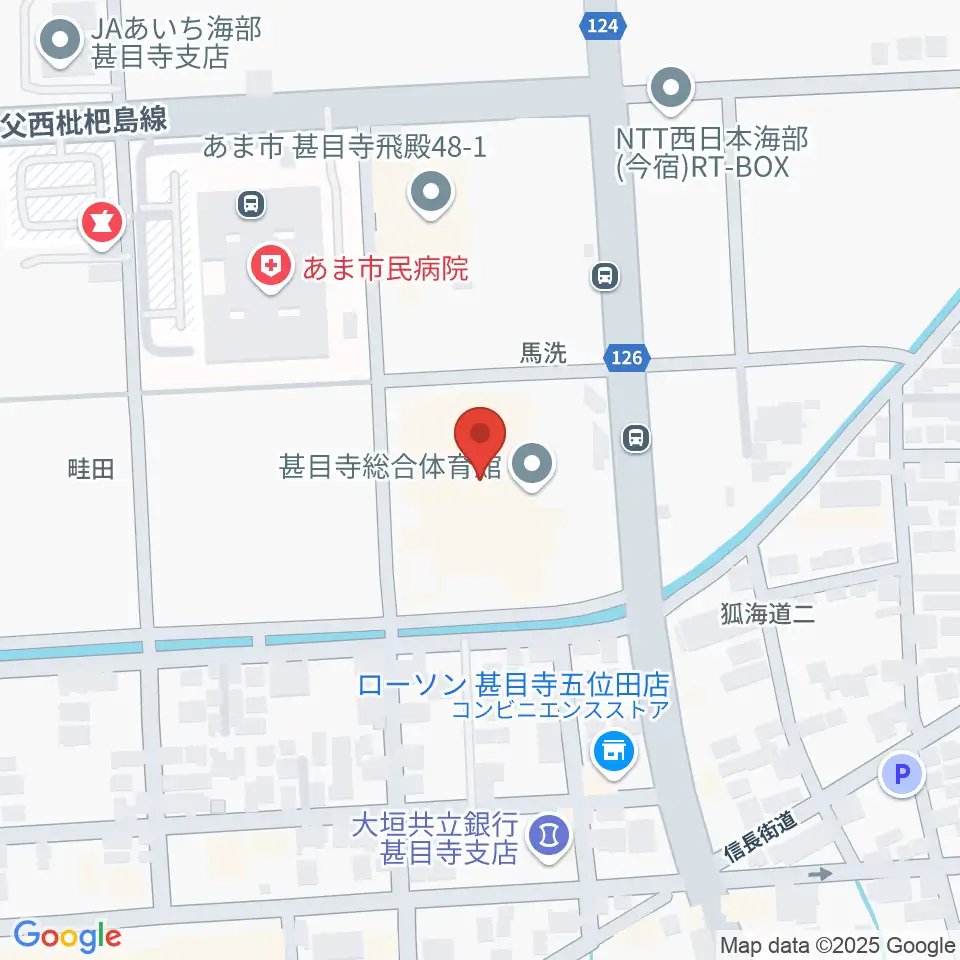 あま市甚目寺総合体育館周辺のホテル一覧地図
