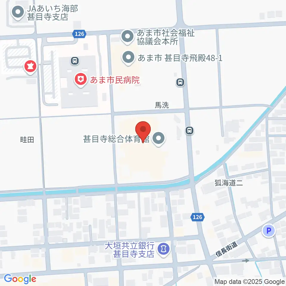 あま市甚目寺総合体育館周辺のホテル一覧地図