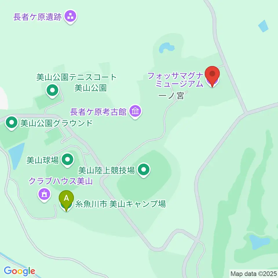 フォッサマグナミュージアム周辺のホテル一覧地図
