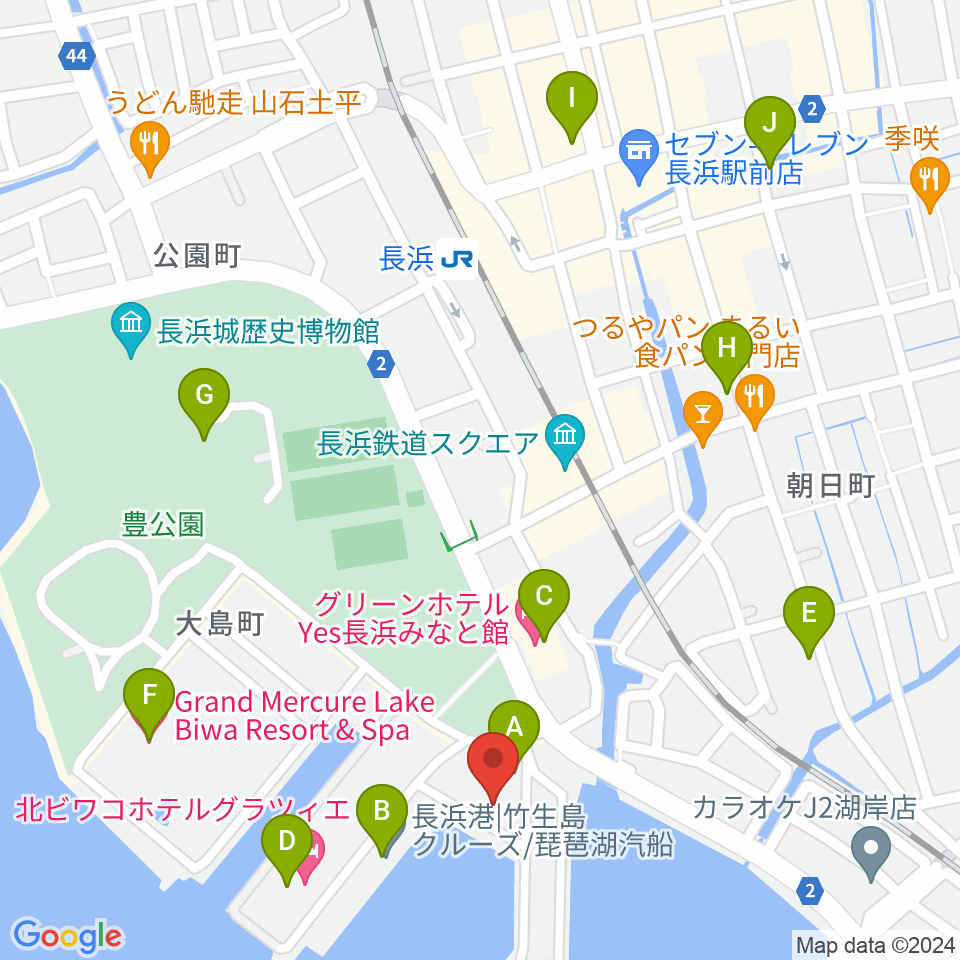 セミナー&カルチャーセンター臨湖周辺のホテル一覧地図