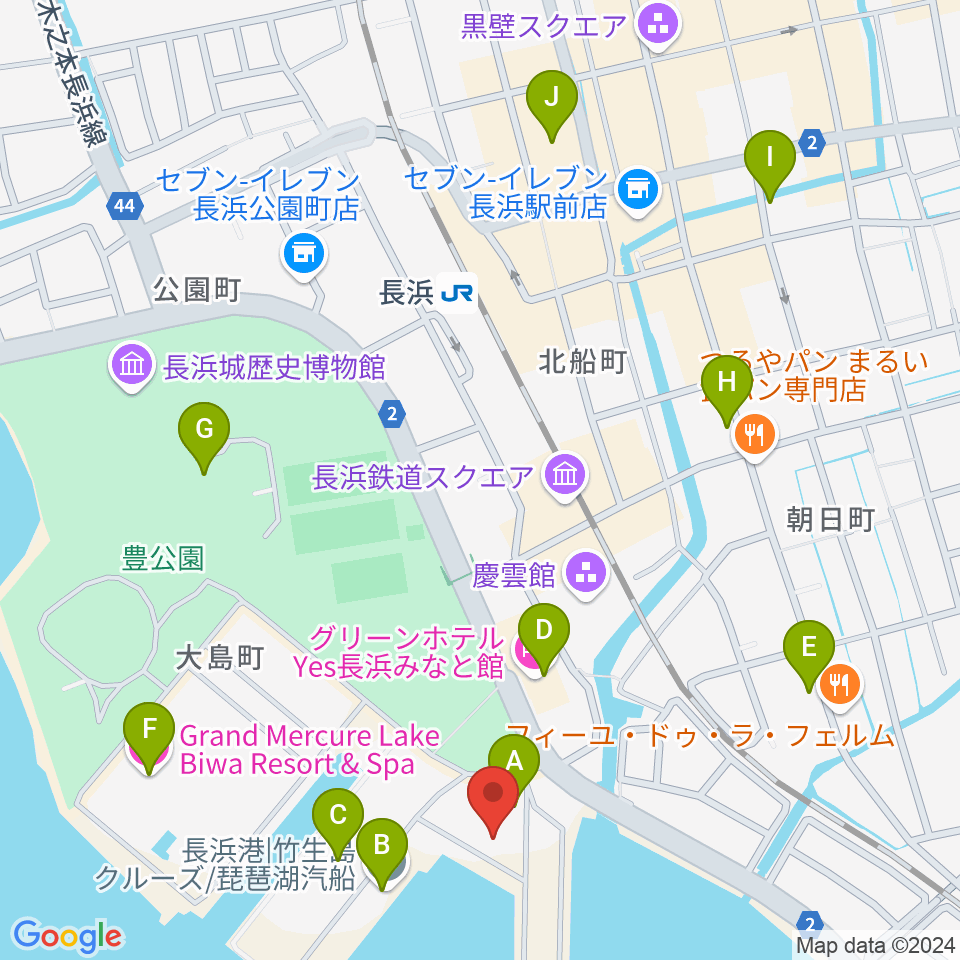 セミナー&カルチャーセンター臨湖周辺のホテル一覧地図