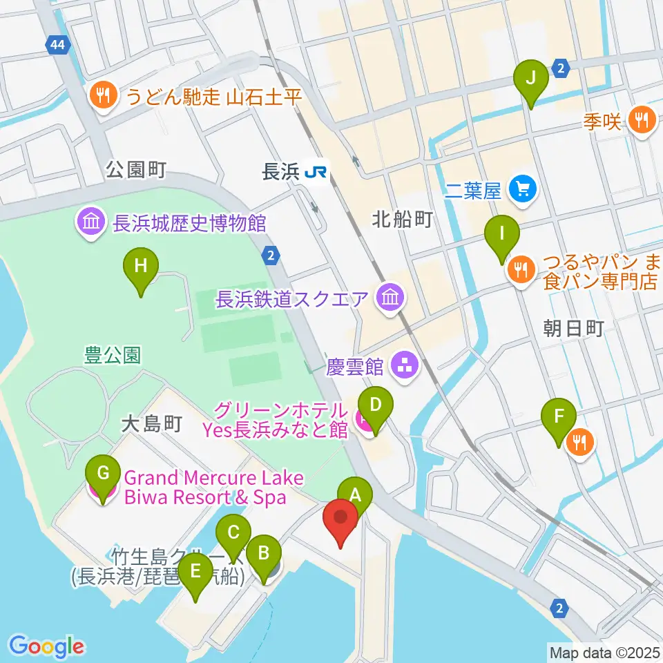 セミナー&カルチャーセンター臨湖周辺のホテル一覧地図