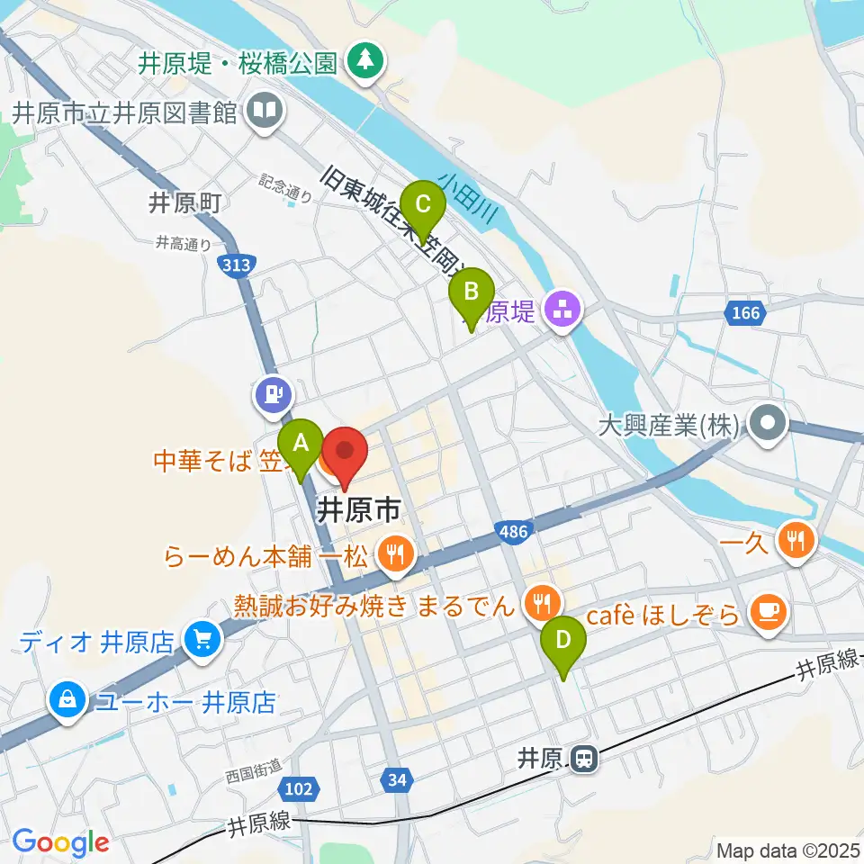 井原市立平櫛田中美術館周辺のホテル一覧地図