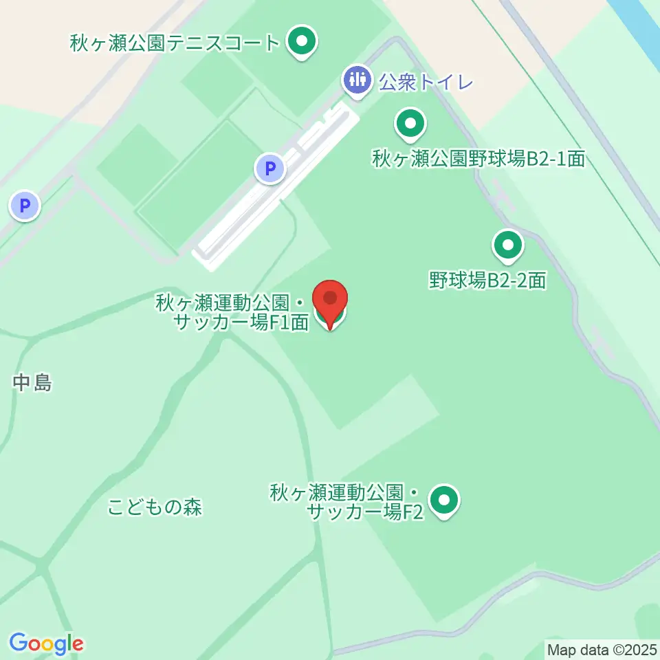 秋ヶ瀬公園サッカー場周辺のホテル一覧地図