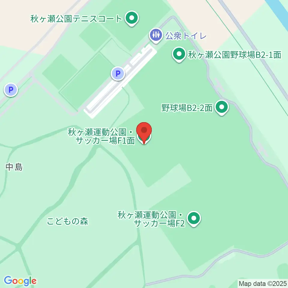 秋ヶ瀬公園サッカー場周辺のホテル一覧地図