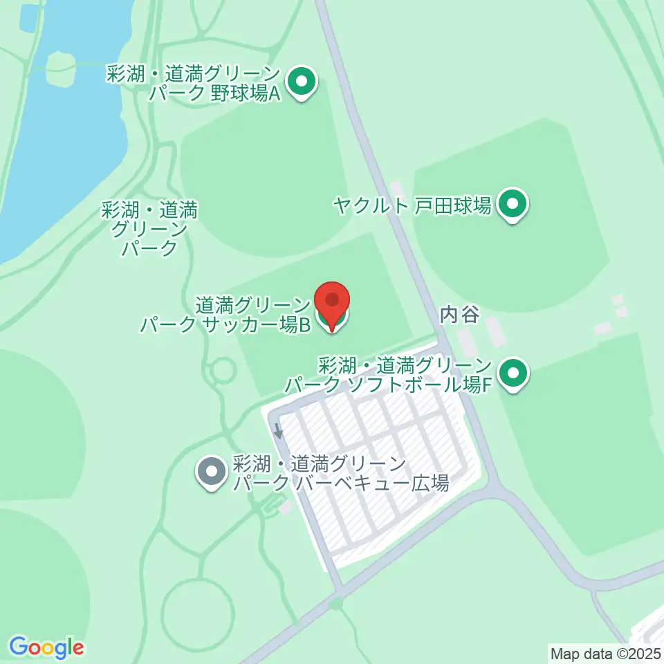 彩湖・道満グリーンパークサッカー場周辺のホテル一覧地図