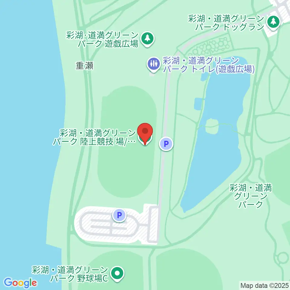 彩湖・道満グリーンパーク陸上競技場周辺のホテル一覧地図