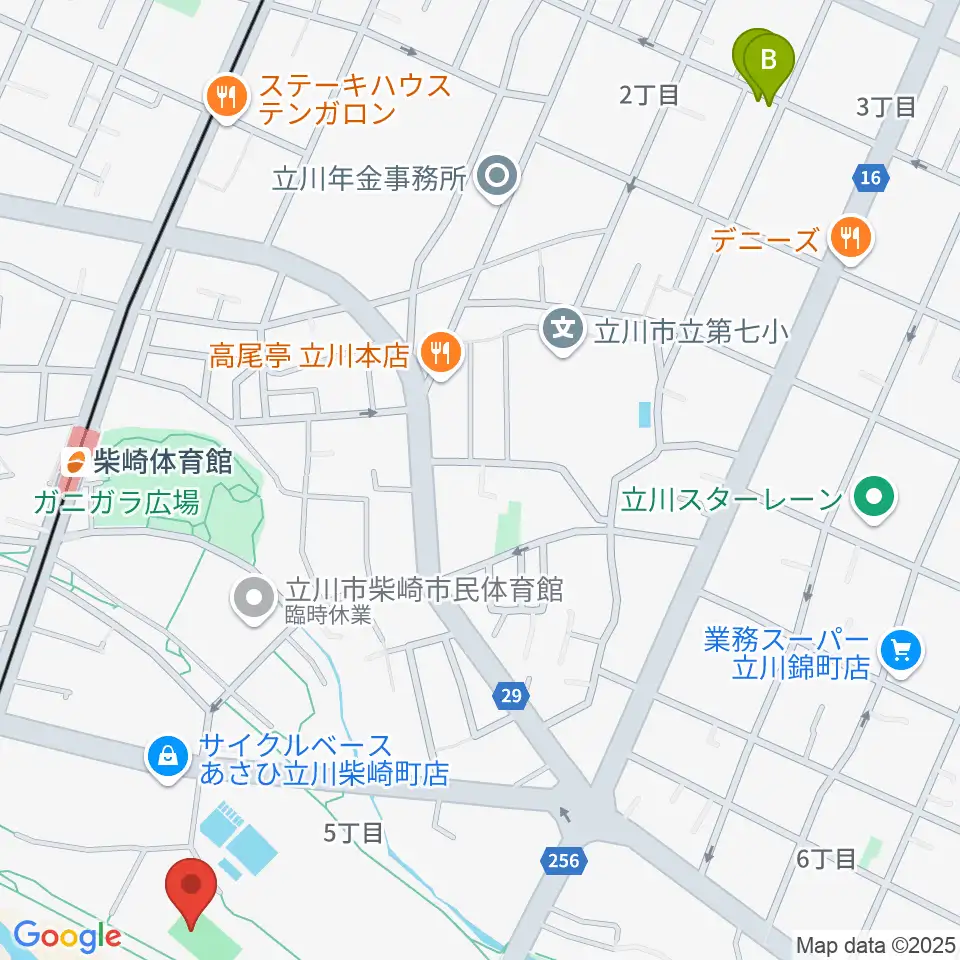 明治安田TACHIKAWAフィールド周辺のホテル一覧地図