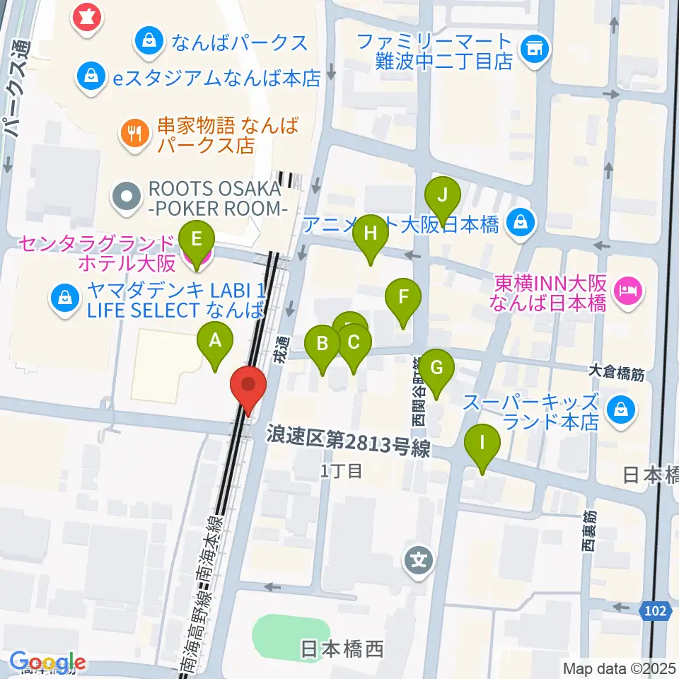 Yogibo META VALLEY周辺のホテル一覧地図