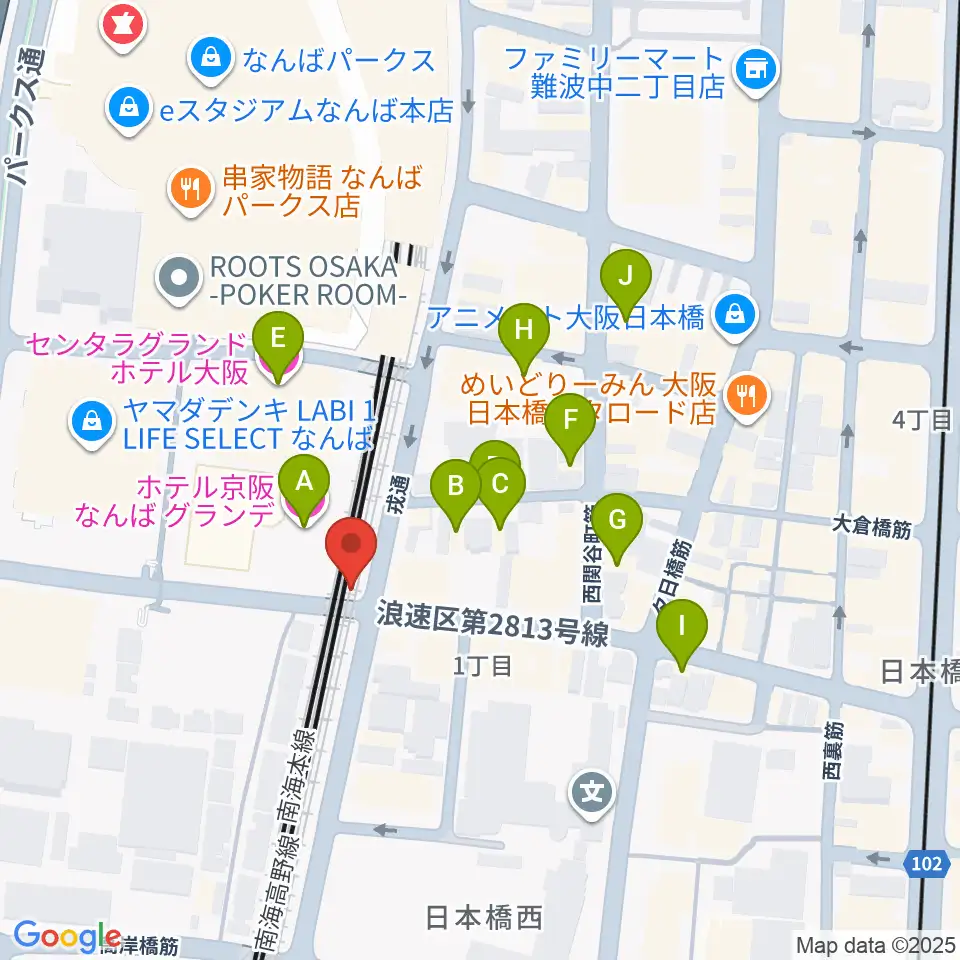 Yogibo META VALLEY周辺のホテル一覧地図